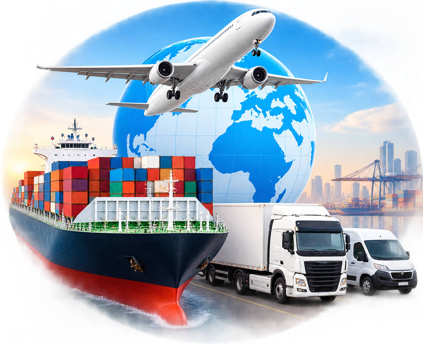 Air and sea international cargo